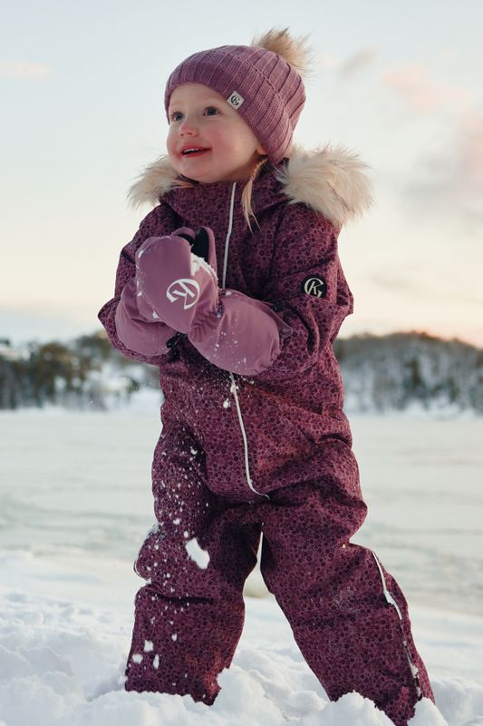 Salt Vinterdress - Bærlilla m/mønster